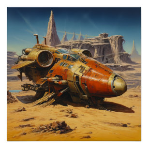 Retro-Science Fiction Poster