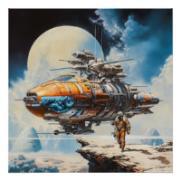 Retro-Science-Fiction-Szene