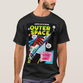 Retro SciFi Adventure Outer Space Comic Cover T-Shirt