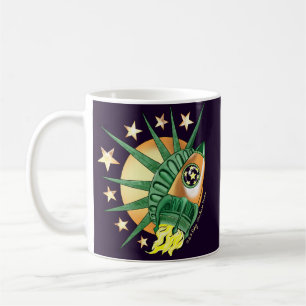 Retro SciFi Liberty Kaffeetasse