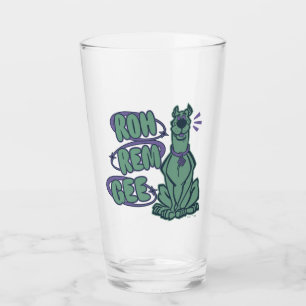 Retro Scooby "OMG" Glas