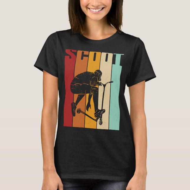 Retro Scooter Scoot T-Shirt (Vorderseite)