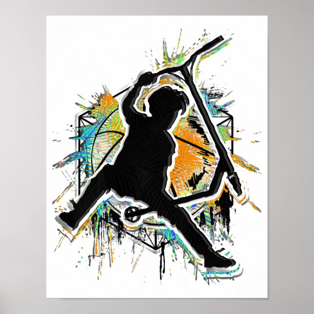 Retro Scooter - Stuntscooter - Kick Stunt Scooter Poster (Vorne)