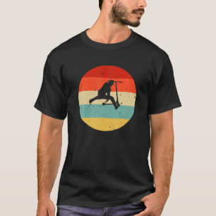 Retro Scooter Tricks Scooter Rider Stunts Funny Sc T-Shirt