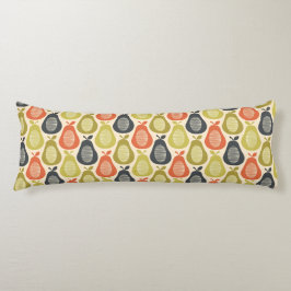 Retro Scribble Birnen Muster Seitenschläferkissen