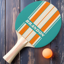 Retro Sea Breeze Board Streifen mit Namen