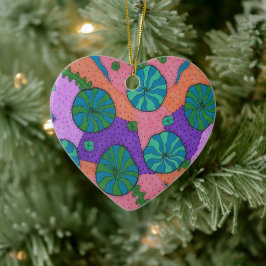 Retro Sea Garden Abstrakt Keramik Ornament