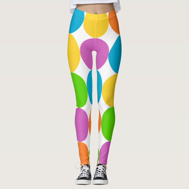 Retro-sechziger Leggings (Vorderseite)