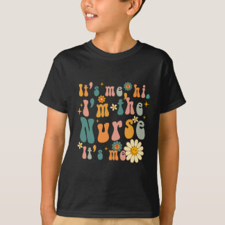 Retro sein Ich Hi ich bin die Krankenschwester RN T-Shirt