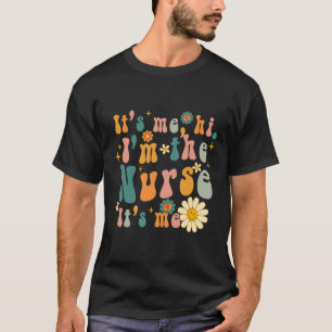 Retro sein Ich Hi ich bin die Krankenschwester RN T-Shirt