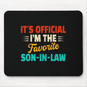 Retro seine Offizielle I&#; m the Lieblings Son-in Mousepad