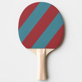 Retro Senf Seed Bold Streifen Tischtennis Schläger