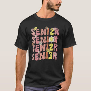 Retro Senior 2023 Zurück zur Schulklasse 2023 Vin T-Shirt