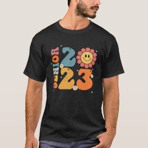 Retro Senior 2024 zurück zur Schulklasse 2024 Gra T-Shirt
