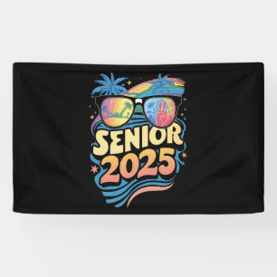 Retro Senior 2025 Class of 2025 Abschluss Banner