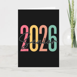 Retro Senior 2026 Abschlussgeschenk Cl Von 2026 Se Karte