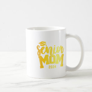 Retro Senior Mama Abschluss Class of 2024 School L Kaffeetasse