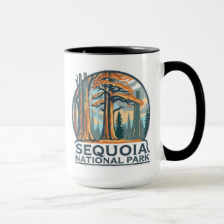 retro Sequoia National Park Giant Sequoia Trees Tasse