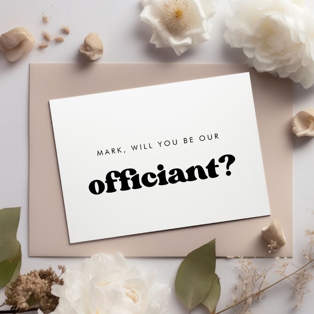 Retro Serez-vous notre carte de proposition offici (Créateur téléchargé)