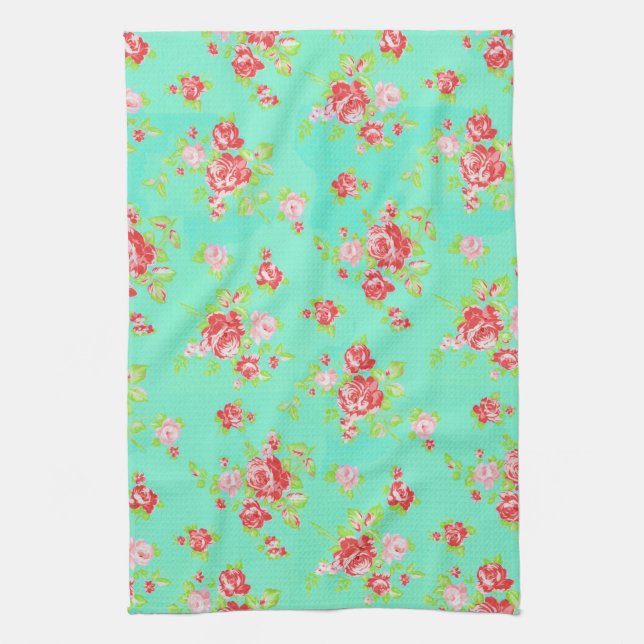 Rétro serviette de cuisine de fête des pères (Vertical)