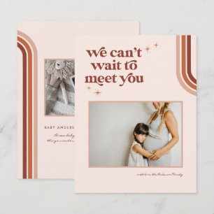 Retro Seventies Boho   Foto Schwangerschaft