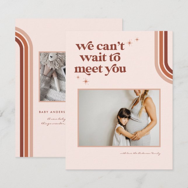 Retro Seventies Boho | Foto Schwangerschaft (Vorne/Hinten)