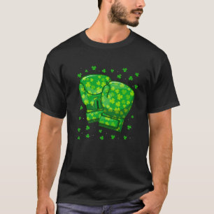 Retro Shamrock Boxsport St. Patrick's Day Kostüm T-Shirt