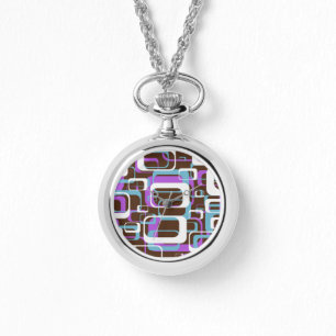 RETRO SHAPES PATTERN ARMBANDUHR