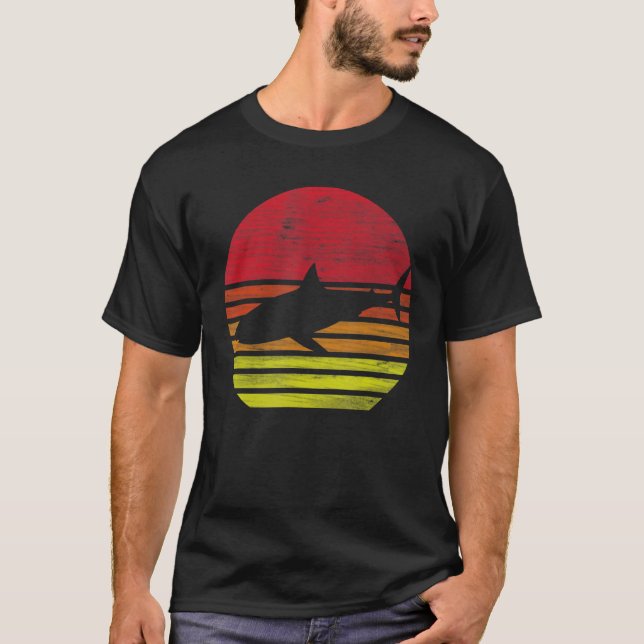 Retro Shark T-Shirt (Vorderseite)