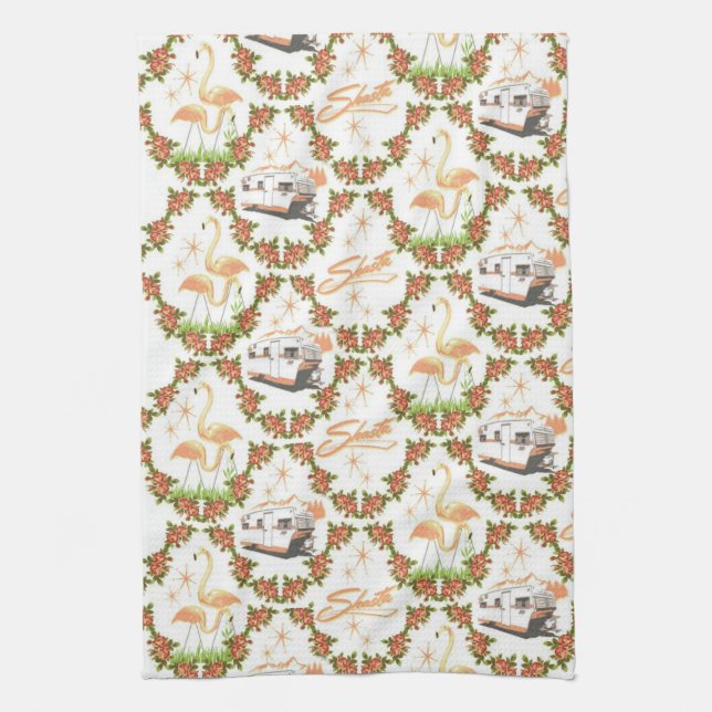 Retro Shasta Geschirrtuch (Vertikal)