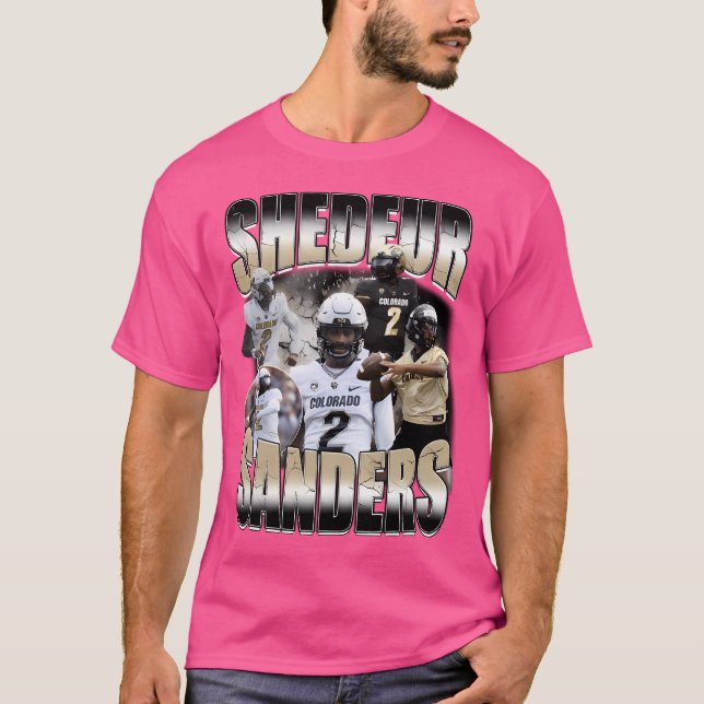 Retro Shedeur Sanders T-Shirt (Vorderseite)