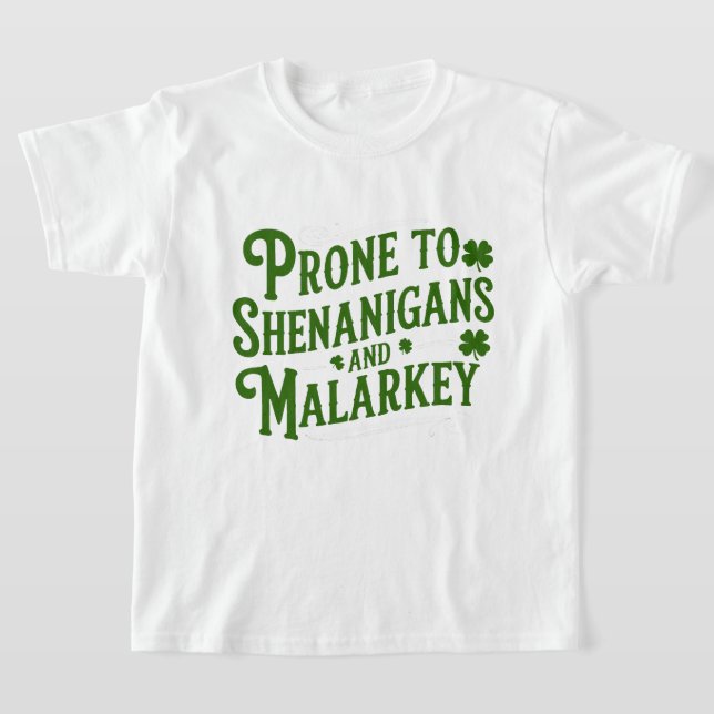 Retro Shenanigans & Malarkey Spaß Irish Funy T-Shirt (Ablage )