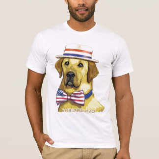Retro Shirt gelber Hundedemokraten