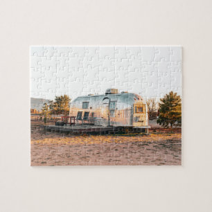 RETRO-SILBER-CAMPINGANHÄNGER-JIGSAW-PUZZLE