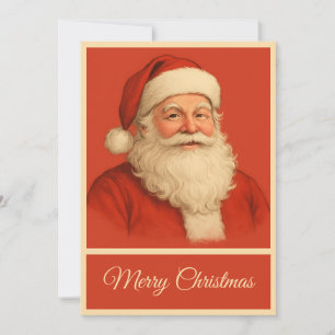 Retro Simple Vintage Weihnachten Weihnachtsmann