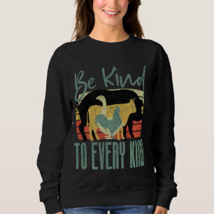 Retro sind nett zu jeder Art besten Erde Vegetarie Sweatshirt