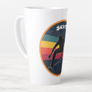 Retro Skate Skater 80er Skateboarder Skateboarden Milchtasse