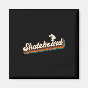 Retro-Skateboard-Grafik für Skateboarder - Skatebo Magnet