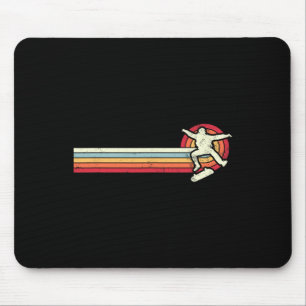 Retro-Skateboarding-Action-Sport Longboard Vintag Mousepad