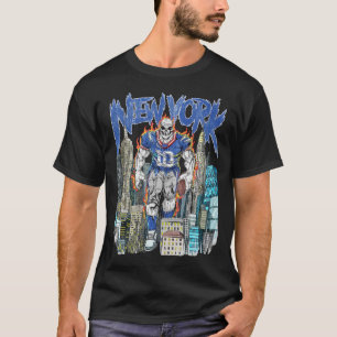 Retro Skeleton All Teams T-shirt Football Gildan