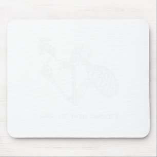 Retro Skeleton Halloween Kostümspass Beängstigende Mousepad