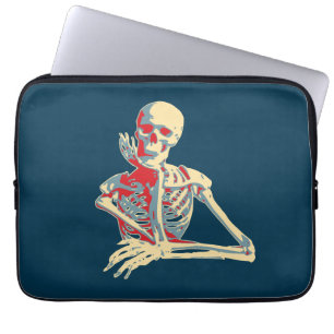Retro Skeleton Laptopschutzhülle
