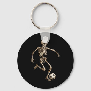 Retro-Skelett-Fußball-Halloween-Kostüm Lustige Män Schlüsselanhänger