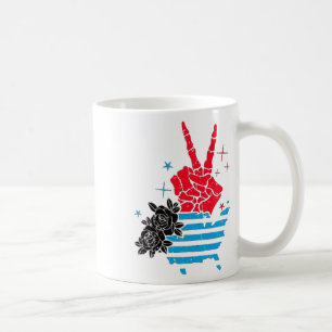 Retro Skelett Geboren kostenlos aber jetzt bin ich Kaffeetasse