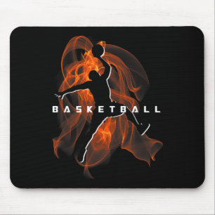 Retro-Skelett-Spielerliebhaber-Sportteam-Jungen-Mä Mousepad