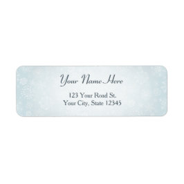 Retro Sketch Frozen Schneeflocken auf Eisblau