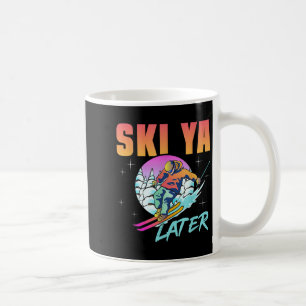 Retro Ski 90er 80er Skiausrüstung Skipass Ya Späte Kaffeetasse
