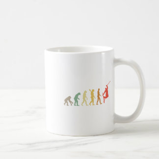 Retro-Ski-Evolution für Skifahrer Skisaison Kaffeetasse