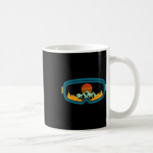 Retro Ski Goggles Ski Ski Snowboard Wintermeer Kaffeetasse