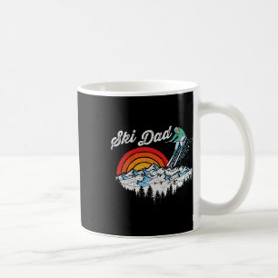 Retro-Ski-Vater Vintage-Ski-Grafik Kaffeetasse